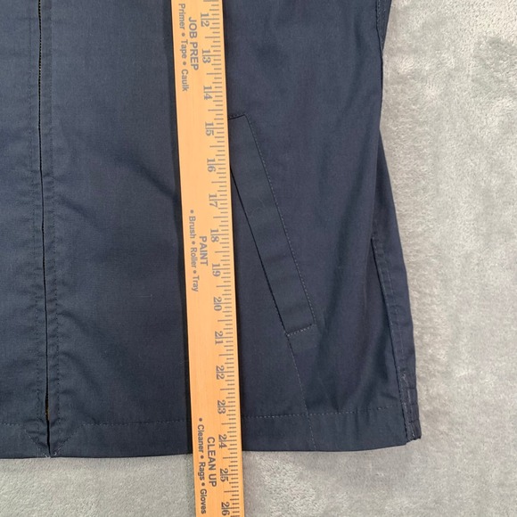 Vintage London Fog Navy Harrington Jacket 38R Drizzler Retro Mod Zip - Picture 7 of 14